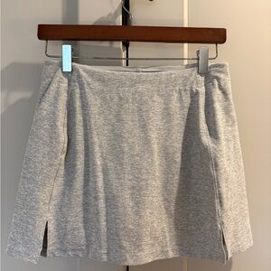 Outdoor Voices Light Gray Mini Skirt